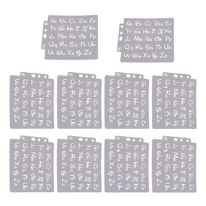 Bothyi - 10 Piezas De Plantillas De Alfabeto, Juego De Plantillas De Pintura De Letras, Decoración Del Hogar Diy