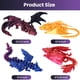 thumbnail image 3 of Dragón De Juguete De 4 Piezas Impreso En 3d 30 Cm Coleccionable, 3 of 6