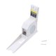 thumbnail image 4 of Estatura Medidor Altura Retractable Medida Herramienta Medición Cinta Regla Blanco, 4 of 5