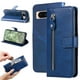 thumbnail image 2 of Funda con Cremallera para Google Pixel 8A, Carcasa Cartera de Cuero PU con Soporte y Tarjetero, 2 of 6