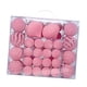 thumbnail image 3 of 48 Bolas Navideñas, Adornos Navideños, Bolas Colgantes, Adornos Irrompibles, Resistentes al Desgaste, Recubrimiento de PP Flocado, Ideales para Fiesta Rosa, 3 of 5