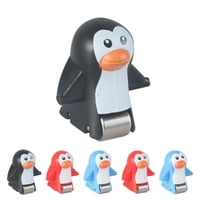 Bothyi - Accesorios De Juguete De Montaña Rusa, Piezas De Juego De Pistas Eléctricas Bonitas Para Niños Y Niñas, Pingüino De 6 Uds.