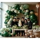 thumbnail image 2 of Kit de arco de globos verde esmeralda con moño verde bosque oscuro, 2 of 9