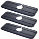 thumbnail image 2 of Fibra Cocina Grifo Almohadilla Absorbente Grifo Splash Catcher Negro 3 Piezas, 2 of 5
