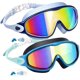 thumbnail image 1 of Gafas natación antivaho con pinza nariz tapones oídos antigoteo visión amplia protección UV, 1 of 8