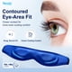 thumbnail image 2 of Mascarilla de ojos en gel refrescante NEWLA Contoured para ojos hinchados, color azul, 2 of 9