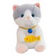 thumbnail image 4 of Gato De Peluche Animales De Peluche Figura De Peluche Suave Juguete Para La Decoración De La Habitación Cumplea?os Gris, 4 of 5