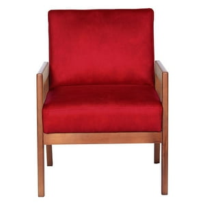 Latam Home - Sitial Frankfurt Cuero Kentucky Rojo