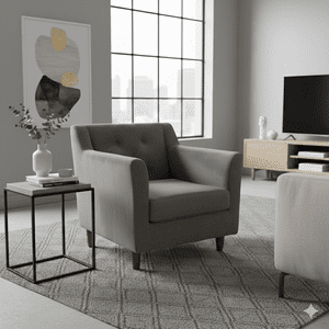 Sc Decohome - Poltrona Rubi Gris