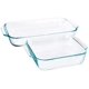 thumbnail image 1 of Cazuelas Pyrex de 3 y 2 cuartos – Fuentes de horno de vidrio, 1 of 3