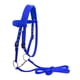 thumbnail image 3 of Brida De Caballo Arnés De Rienda Headstalls Extraíble Snaffle Nylon Correas Azul S, 3 of 3
