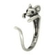 thumbnail image 4 of Anillo De Apertura En Forma De Ratón De Moda Joyas Ajustables Novedad Hombres Y Mujeres Regalo Plata, 4 of 5