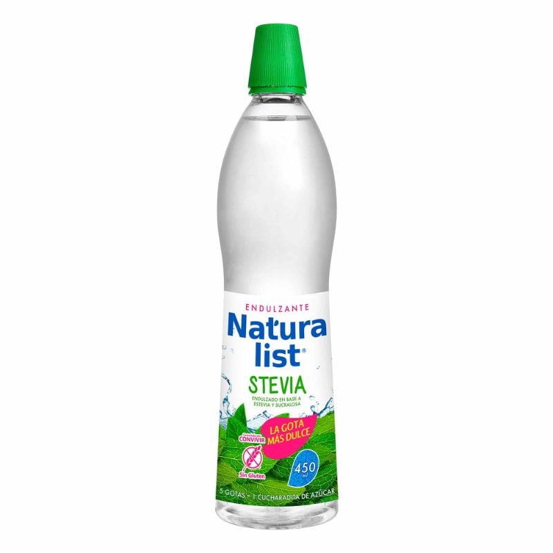 Endulzante Líquido Stevia Botella 450 ml Naturalist