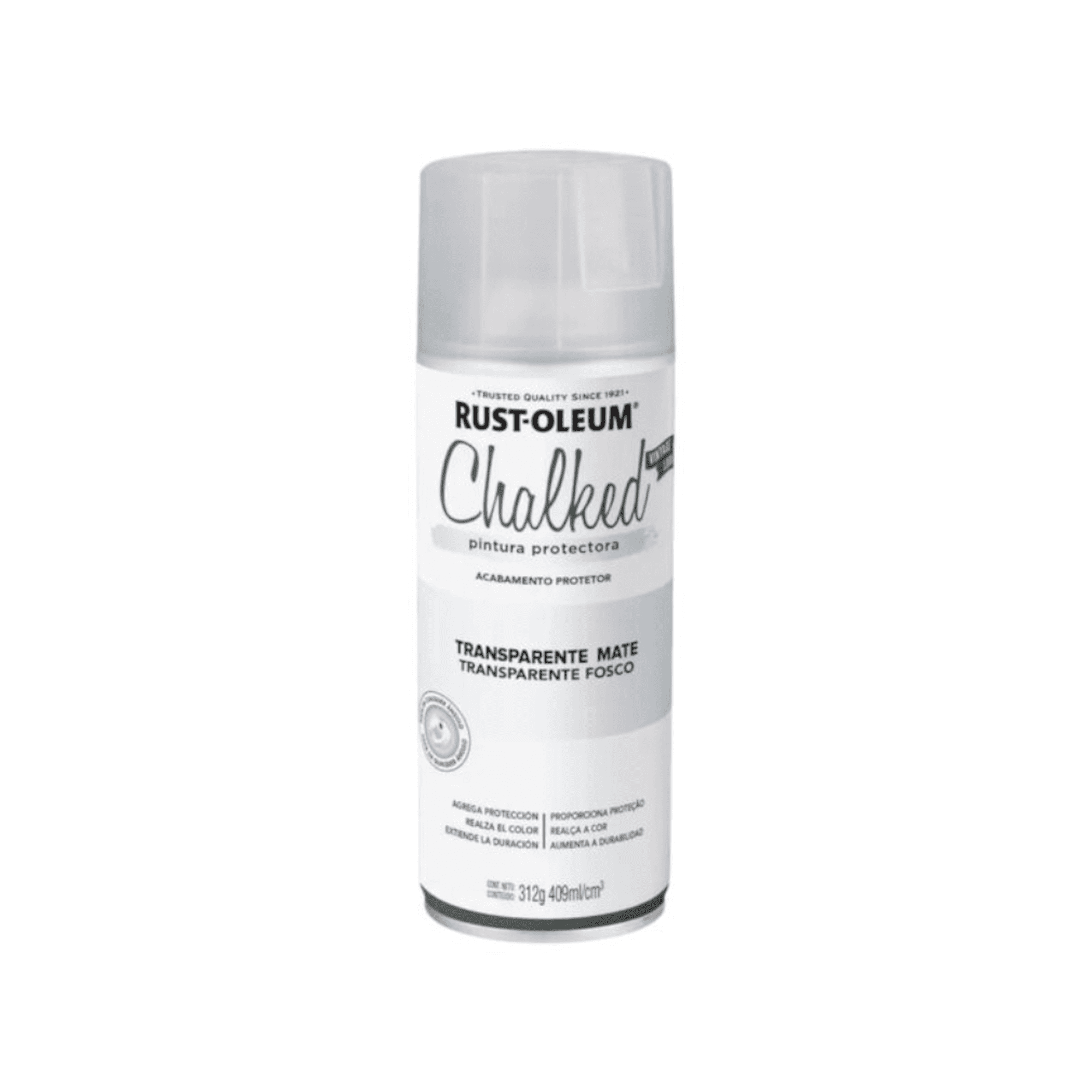 Pintura Protectora Chalked Rust Oleum Transparente Mate 312g