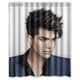 thumbnail image 1 of Cortina de ducha Adam Lambert, juego de cortinas de baño con ganchos, tamaño 60 x 72 pulgadas, 1 of 3