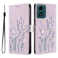 Foxdock Funda Tipo Cartera Para Motorola Moto G04/G24/E14 Con Soporte Y Correa – Diseño De Patrones Lindos
