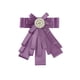 thumbnail image 1 of INSPIRE CHIC Broche de Cinta para Mujer Lazo Corbata de Moño Broches de Fiesta de Boda Púrpura, 1 of 4