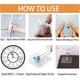 thumbnail image 5 of Anclajes de pared para muebles, anclajes antivuelco sin taladro, anclajes adhesivos para muebles a prueba de bebés, seguros para armarios, estanterías, tocadores, estantes, sin tornillos (6 pares), 5 of 5