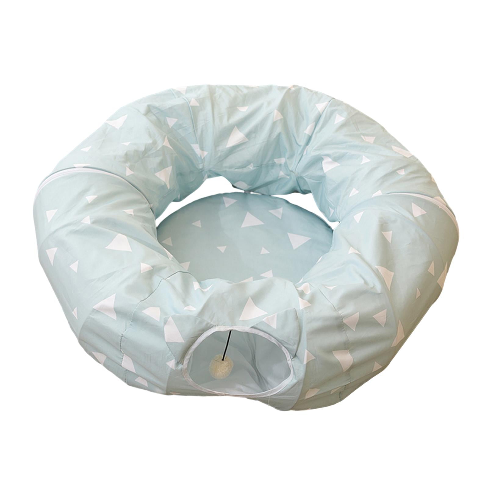 Cama Túnel Para Gatos, Juguete Interactivo Plegable Para Gatos, Hurón, Conejo Y Gatito