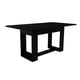thumbnail image 1 of Mesa De Comedor Con Capacidad Para 6 Puestos 74,05 x 160 x 85 Cm Negro, 1 of 9
