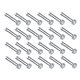 thumbnail image 5 of Aro De Anillo De Nariz De Acero Inoxidable Para Mujeres Ni?as 24pcs-blanco, 5 of 5
