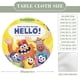 thumbnail image 2 of GoNoodle-theme Fitted Round Tablecloths Elastic Edged Table Covers Waterproof Table Cloth for Kitchen Holiday Party Tables Decor 120cm, 2 of 6