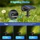 thumbnail image 4 of Luces solares de jardín NYMPHY 56 LED IP68 a prueba de agua, paquete de 4, 4 of 6