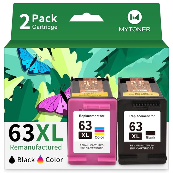 Cartucho de tinta MYTONER 63XL remanufacturado para HP 63 63XL