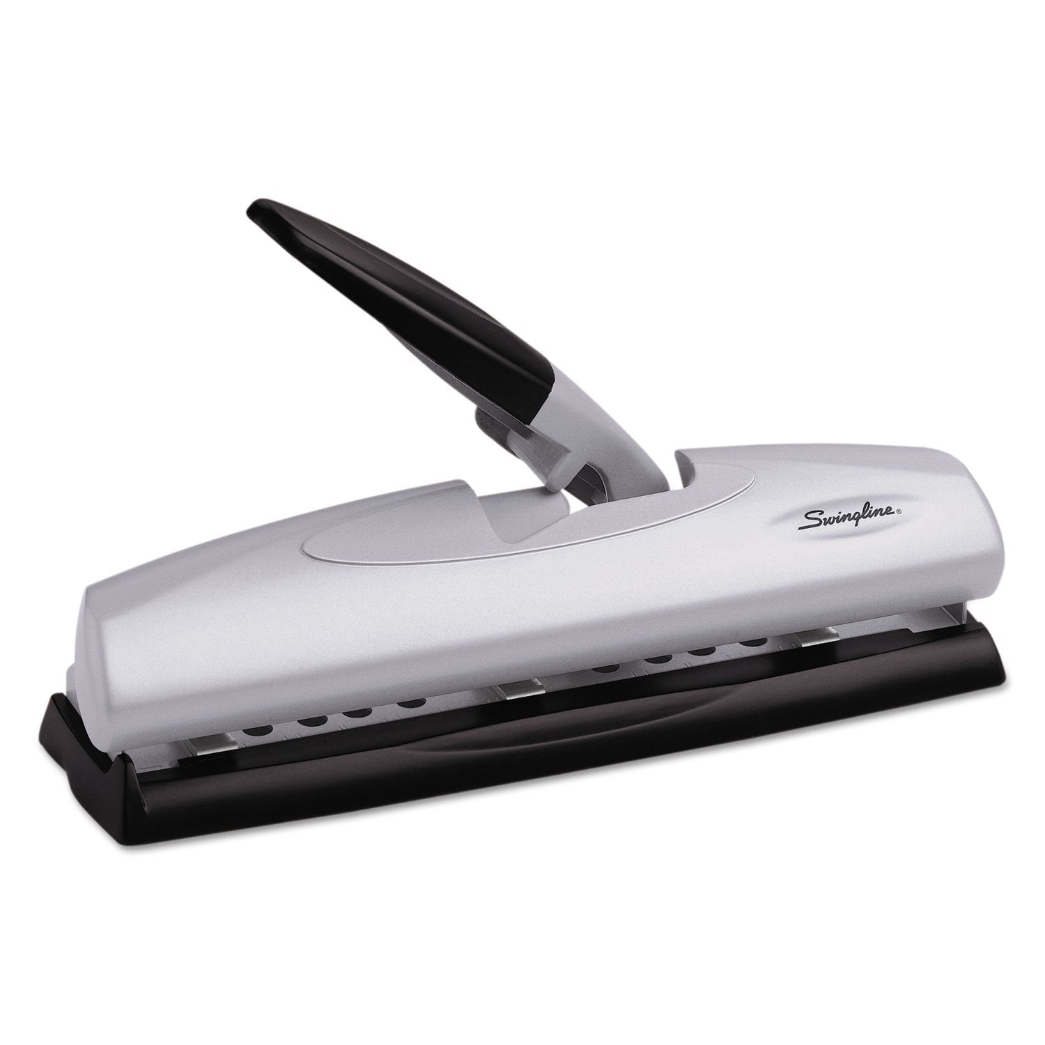 Hole Punch Swingline 74030, Capacidad Para 20 Hojas, 2 A 7 Orificios, Color Negro