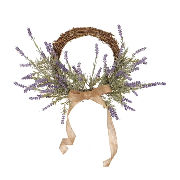 Guirnalda De Lavanda Artificial Para Puerta Delantera, Decoración Del Hogar, Pared De Ventana Interior Y Exterior