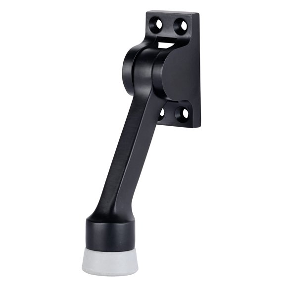 Tope de puerta BRINKS Commercial de 4 pulgadas, negro mate