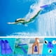 thumbnail image 5 of Aletas de natación cómodas de estilo libre de silicona, aletas cortas, equipo de natación para adultos, 5 of 7