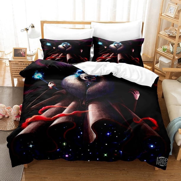 Loop Hero Bedding Set Single Twin Full Size Bed Set Adult Kid Bedroom Duvet cover Sets Anime Bed Sheet Set Bed Sheets