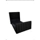 thumbnail image 1 of Cama 1,5 plazas, doble respaldo premium, acanalado, color negro, 1 of 2