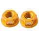 thumbnail image 5 of Bujes para ni?os Tuercas M10 Equilibrio plegable Bujes de las ruedas de la bicicleta Tuercas del eje de oro, 5 of 5