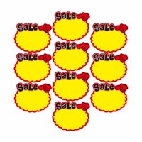 Ioensy - Etiquetas De Precio De Señal De Publicidad De Supermercado De 10 Piezas Para Estilo De Negocios F