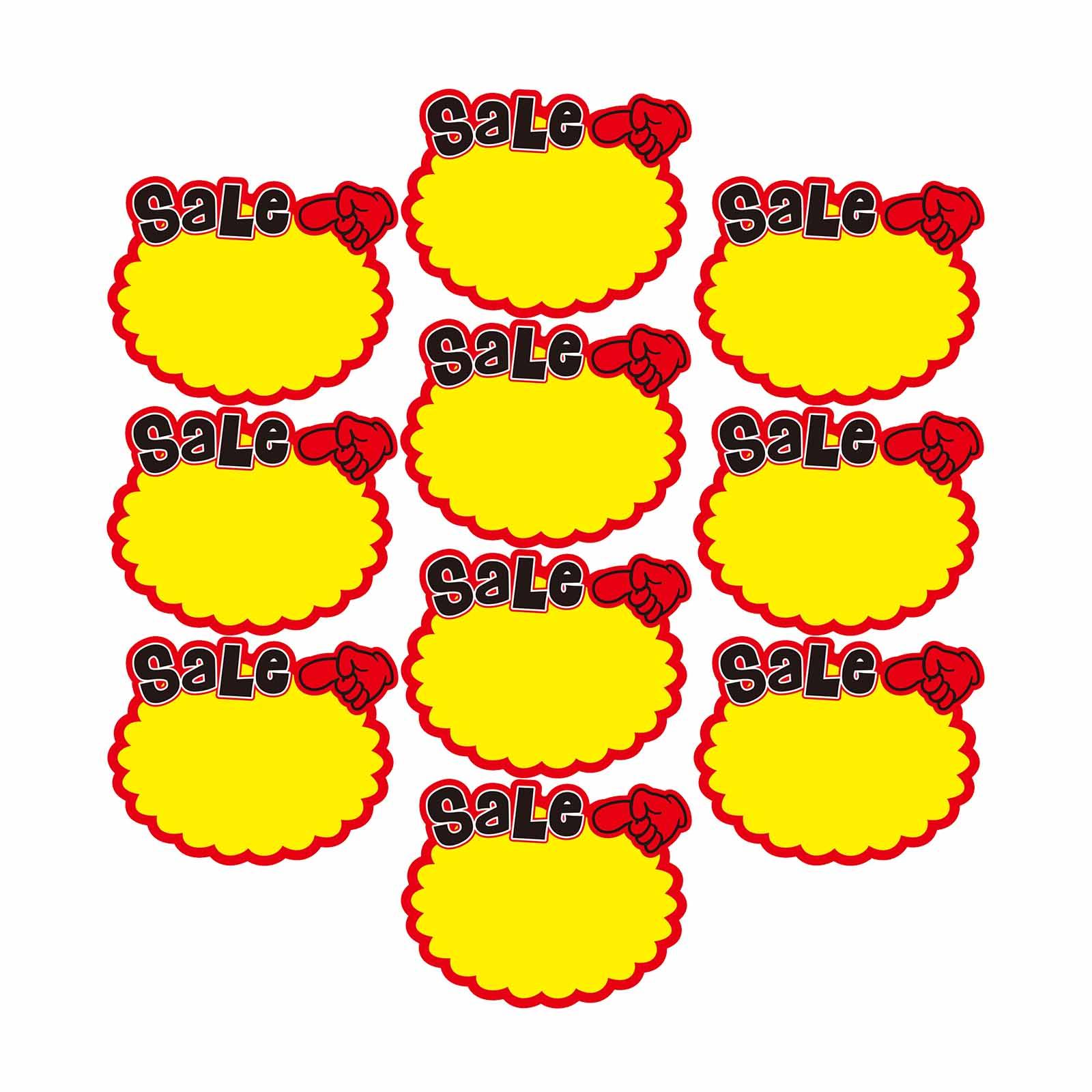 Ioensy - Etiquetas De Precio De Señal De Publicidad De Supermercado De 10 Piezas Para Estilo De Negocios F