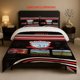 thumbnail image 1 of Zako FC Team Logo and Stadium Print Bedding Set Soft and Comfortable Bedding Set Suitable for All Seasons Ideal for Family Bedrooms and Guest Rooms, 1 of 1