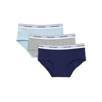 Ropa Interior Calvin Klein Para Niños Y Niñas, Moderna, De Algodón Hipster, Paquete De 3