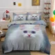 thumbnail image 1 of Lovely Pet Cat Bedding Set Animal Funny Duvet Cover Pillowcases Comforter Cover Bed Linens Bedclothes Bed Sheets, 1 of 5