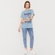 thumbnail image 4 of Polera Mujer Fun Oversize Celeste Corona, 4 of 5
