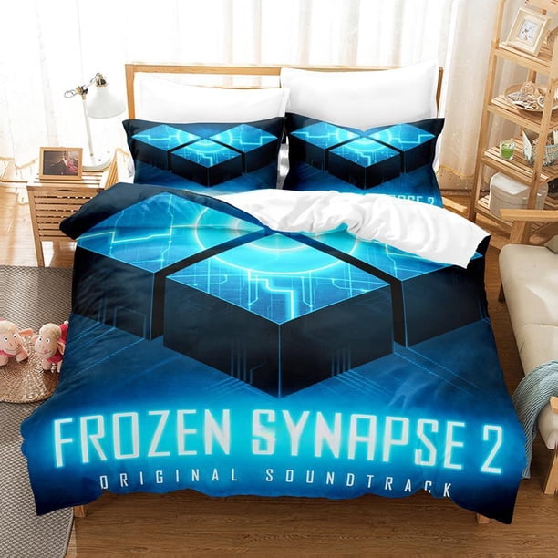Game Frozen Synapse Bedding Set Single Twin Full Size Bed Set Adult Kid Bedroom Duvet cover Sets Anime Bed Sheet Set Bed Sheets
