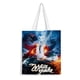 thumbnail image 1 of White Snake Bolso de tela con estampado de lienzo para mujer, bolsa de compras reutilizable y estética, con cremallera interior, regalo para mujer,40*40cm., 1 of 6