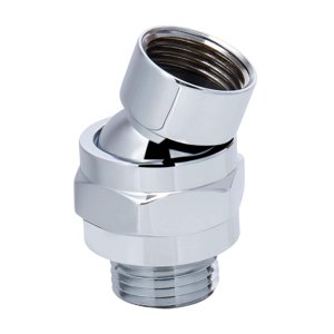 Bothyi - Cabezal De Ducha De Pared Con Junta Giratoria Universal Para Baño, Cocina Y Hogar, Color Plateado