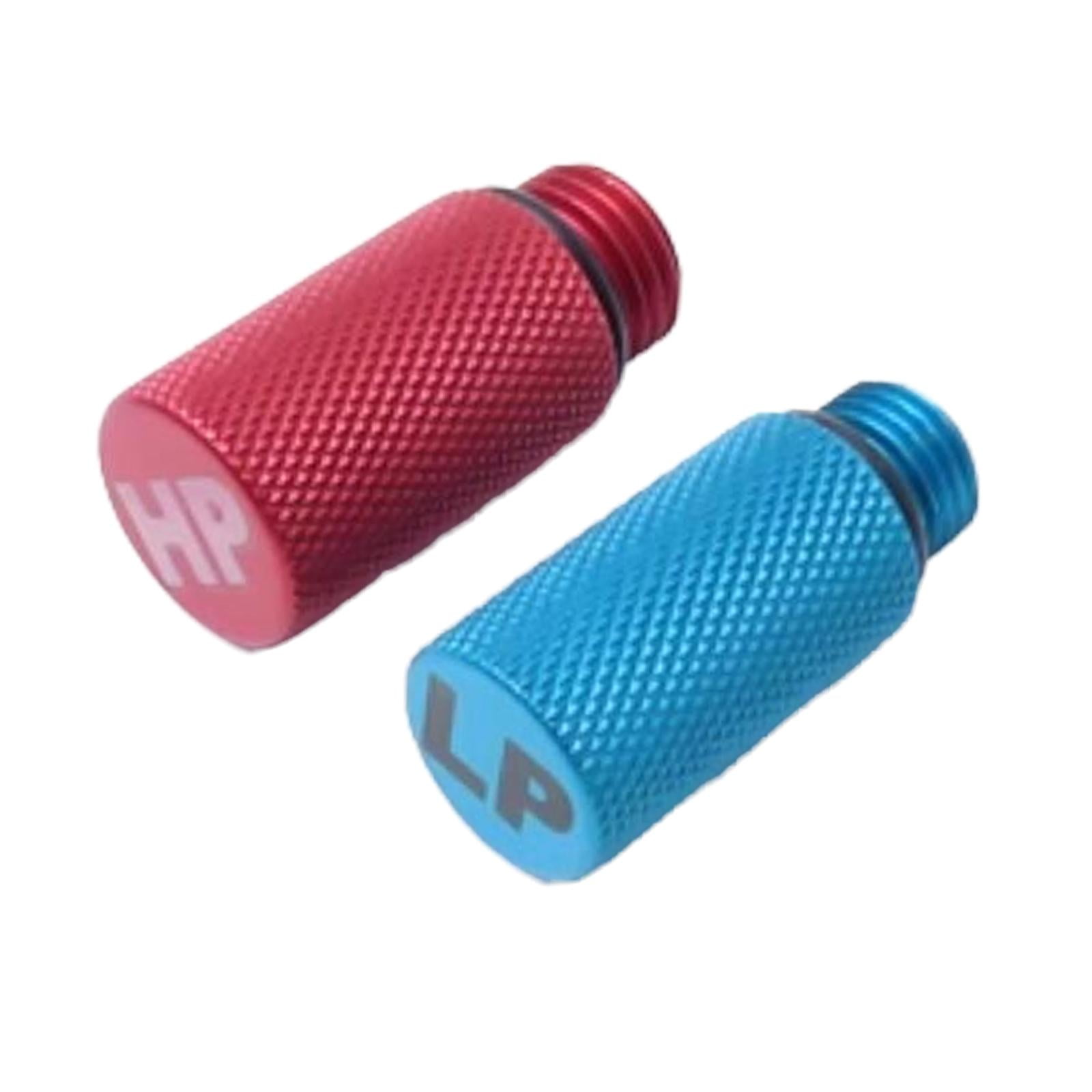 Magideal - 2x Accesorios Adaptadores De Regulador De Buceo Piezas De Aluminio De Primera Etapa Suministros Portátiles Equipo De Manguera De Alta Presión De Baja