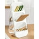 thumbnail image 3 of 1pc Multi-layer Diagonal Insert Kitchen Chopstick Rack, Spoon Storage Box, Vertical Drain Kitchen Storage Rack, 3 of 3