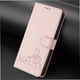thumbnail image 5 of Funda tipo cartera FOXDOCK para iPhone 11 con soporte, ranuras, RFID, diseño de gato, 5 of 5