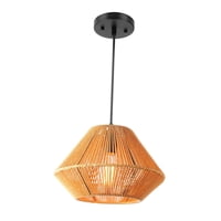 Magideal - Pantalla De Ratán Lámpara De Decoración Accesorio De Luz Tejido Creativo Lámpara Moderna Pantalla De Lámpara Pantalla De Lámpara Para Comedor Hotel Ca