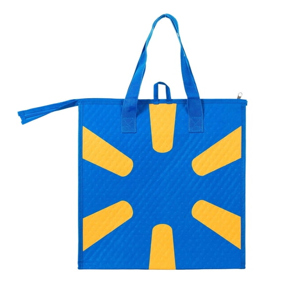 Bolsa Térmica Walmart Deluxe Grande Reutilizable Azul