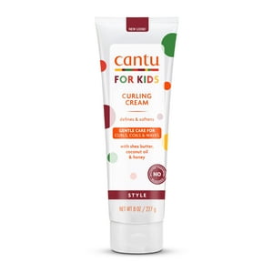 Cantu Crema Para Rizos Care Para Niños Sin Parabenos Ni Sulfatos Con Manteca De Karité, 8 Oz